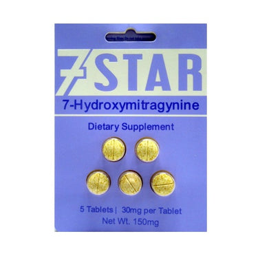 7 Star -Hydroxymitragynine Kratom 5ct (12pck)