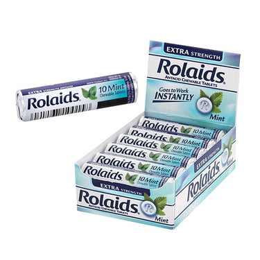Rolaids Extra Strength Antacid Chewable Tablets 10ct (12pck)