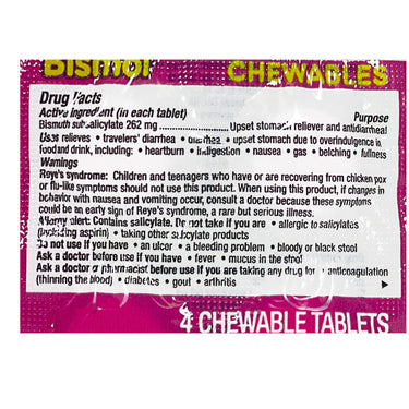 Pepto Bismol Chewable Tablets 4ct (32pck)
