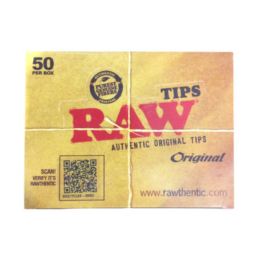 RAW Authentic Original Tips 50ct (1Pck)
