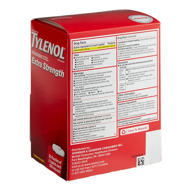 Tylenol® Extra Strength Acetaminophen Tablets 500mg 2ct (50pck)