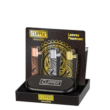CLIPER LIGHTER METAL 12ct