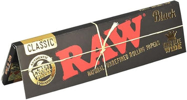 Raw Black Classic Rolling Papers - King Size Wide 33ct (50Pck)
