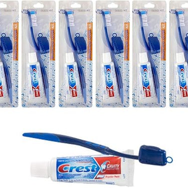 Crest .85oz Toothpaste with Travel Brush (6pck)
