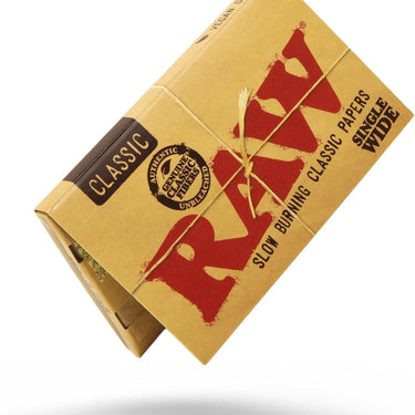 RAW Classic Single Wide Rolling Papers 100ct (25Pck)