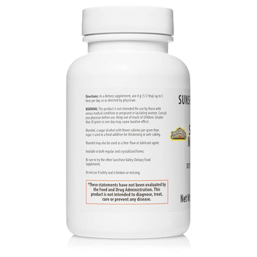 Sunshine Valley® Super Mannitol Powder Dietary Supplement 2oz (1pck)