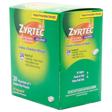 Zyrtec Allergy 10mg 1ct (20pck)