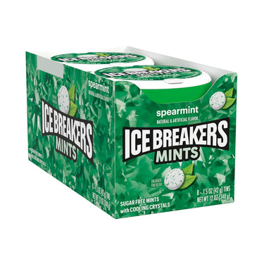 Ice Breaker Sugar Free Mints Tins 12oz 53ct (8pck)