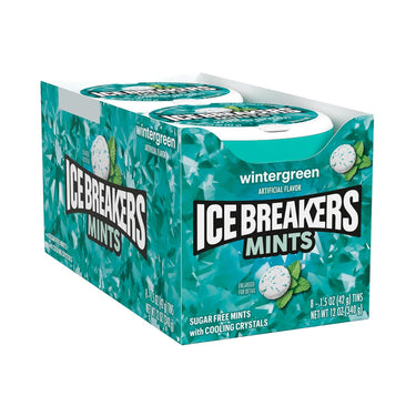 Ice Breaker Sugar Free Mints Tins 12oz 53ct (8pck)
