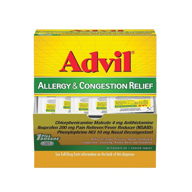 Advil Allergy & Congestion Relief 1ct (50pck)