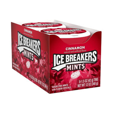 Ice Breaker Sugar Free Mints Tins 12oz 53ct (8pck)