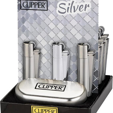 CLIPER LIGHTER METAL 12ct
