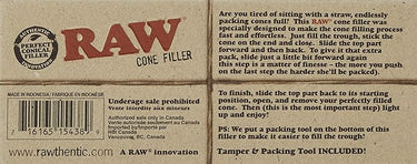 RAW Cone (Filler) Size 1 1/4 1ct (1Pck)
