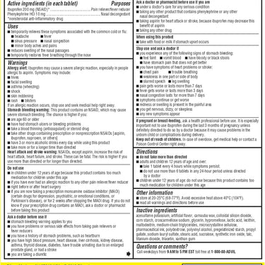Advil Sinus Congestion & Pain 1ct (50pck)