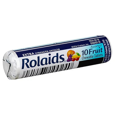 Rolaids Extra Strength Antacid Chewable Tablets 10ct (12pck)