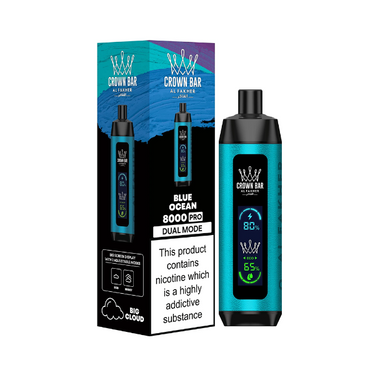 Al Fakher Pro 8000 Crown Bar Dual Mode Vape (10pck)