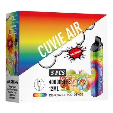 HQD AIR Disposable Vape 4000 (5pck)