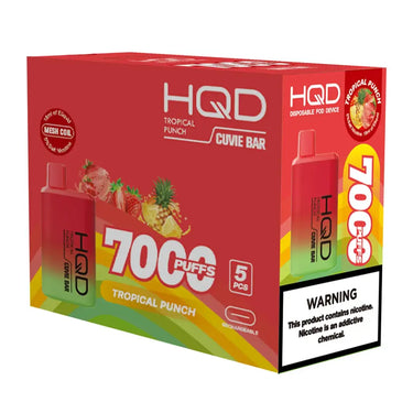 HQD BAR Disposable Vape 7000 (5pck)
