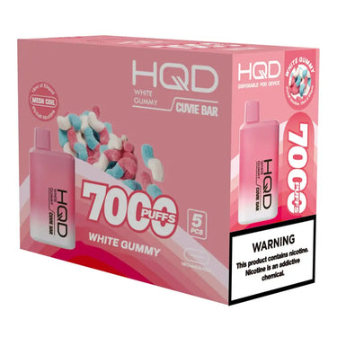 HQD BAR Disposable Vape 7000 (5pck)