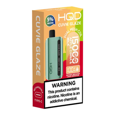 HQD CUVIE GLAZE Disposable Vape 15K (5pck)