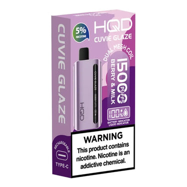 HQD CUVIE GLAZE Disposable Vape 15K (5pck)