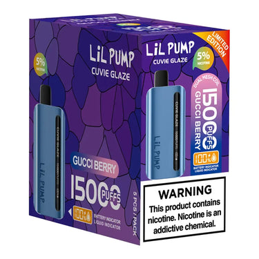 HQD LIL PUMP CUVIE GLAZE Disposable Vape 15K (5pck)