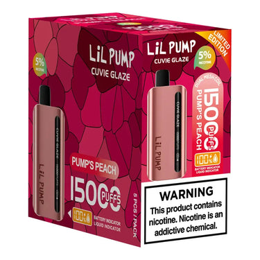 HQD LIL PUMP CUVIE GLAZE Disposable Vape 15K (5pck)