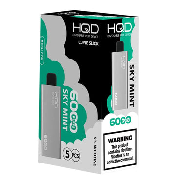 HQD SLICK Disposable Vape 6000 (5pck)