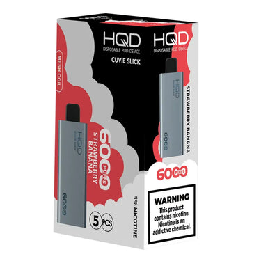 HQD SLICK Disposable Vape 6000 (5pck)