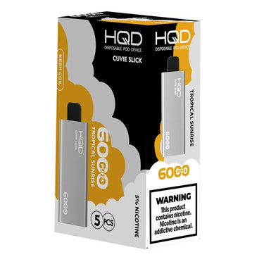 HQD SLICK Disposable Vape 6000 (5pck)