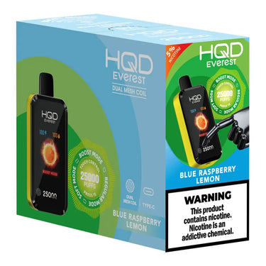 HQD CUVIE EVEREST Disposable Vape 25K (5pck)