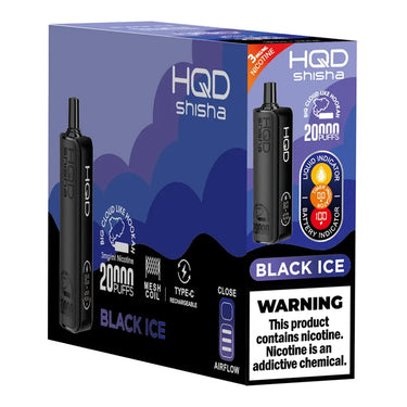 HQD SHISHA Disposable Vape 3% nicotine 20K (5pck)