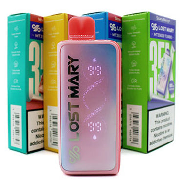 LOST MARY MT35K TURBO EDITION 18ML DISPOSABLE VAPE 5Pck (1Box)