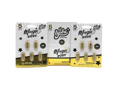 Lipht Kratom Extract Magic Dust 5 caps (12pck)