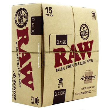 RAW Classic Artesano Papers King Size Slim - 15ct (1Pck)
