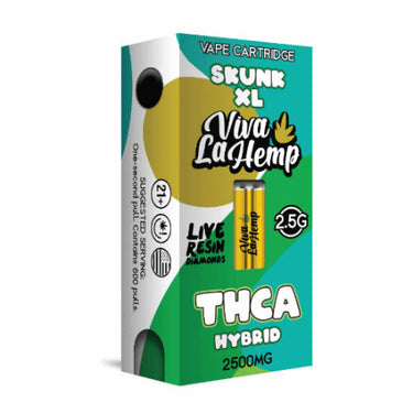Viva La Hemp THC-A Vape Cartridges 2500MG 1ct (5pck)