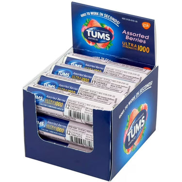 Tums Ultra Strength 1000  12 Ct x 12 Rolls (144 Count Each)