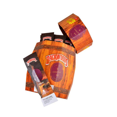 Backwoods Cigar Wraps Cognac Box Barrel 1ct (40pck)