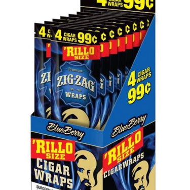 Zig - Zag Wraps Rillo size 4ct (15Pck)
