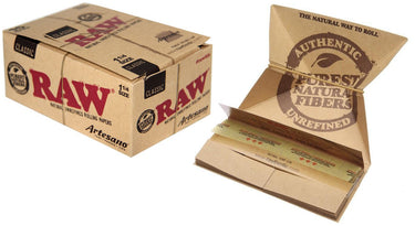RAW Organic Artesano 1¼ Size Rolling Papers 50ct (15Pck)