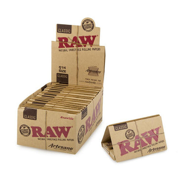 RAW Organic Artesano 1¼ Size Rolling Papers 50ct (15Pck)