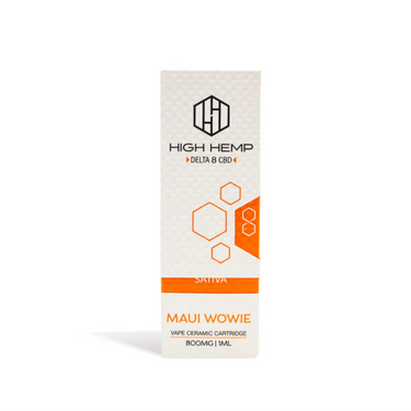 High Hemp Delta 8 Cartridges .8g 10ct (1pck)