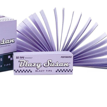Blazy Susan Purple Perforated Tips 50ct (25pck)