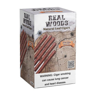 Real Woods Natural Leaf Cigars 5ct (8pck)