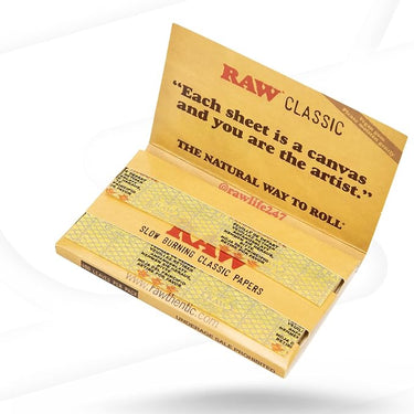 RAW Classic Single Wide Rolling Papers 100ct (25Pck)