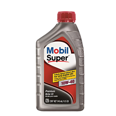 Mobil Super 10W-40 Motor Oil 6ct