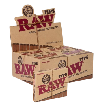 RAW Authentic Pre-Rolled tips 21ct (20Pck)