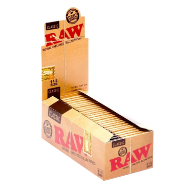 RAW Classic Rolling Papers 1 1/2 25Ct (1Pck)