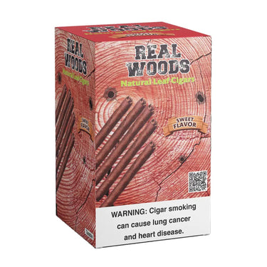 Real Woods Natural Leaf Cigars 5ct (8pck)