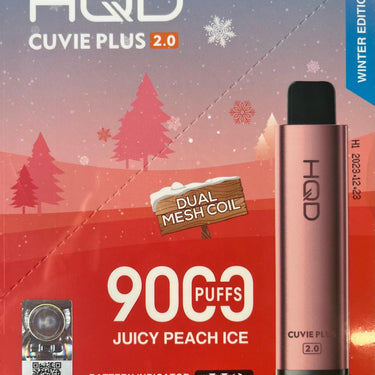HQD PLUS 2.0 Disposable Vape 9K 5% (5Pck)